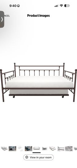 FULL DAYBED WITH TWIN TRUNDLE