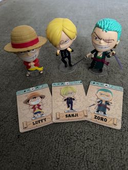 One Piece trio collectable figures