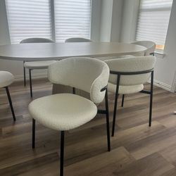 Boucle Dinning Chair High End 