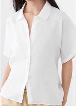 Blusa dama blanca MASSIMO  DUTTI