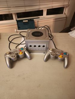 Nintendo GameCube Console And Controllers