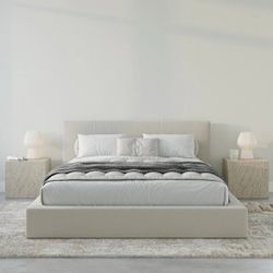 Soft Frame Bed+Headboard Set