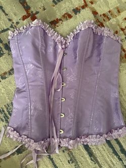 Large purple corset