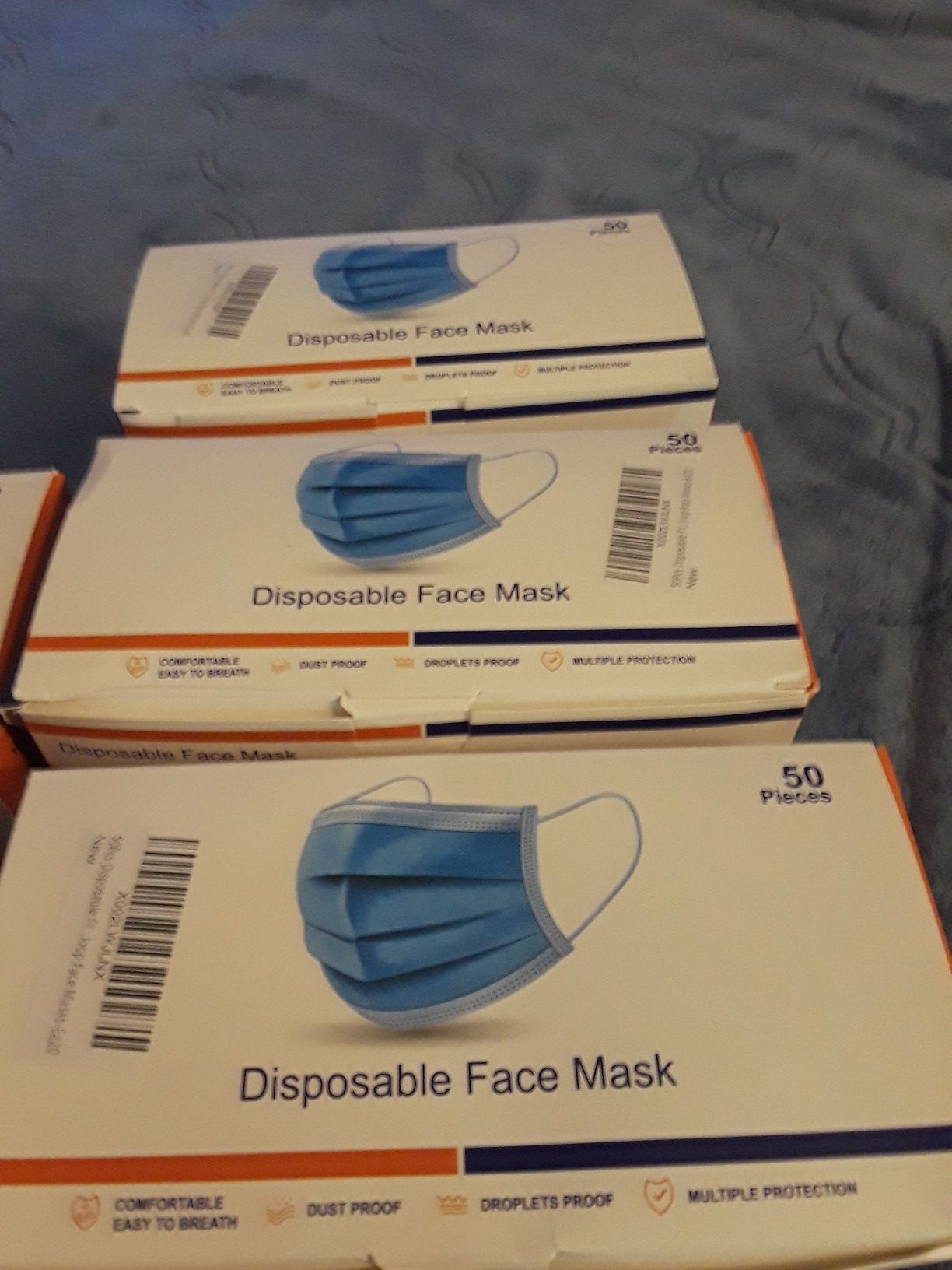 New masks 50 has the package