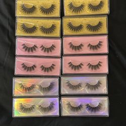 Lashes for sale 2$ each or 3 for 5$ 