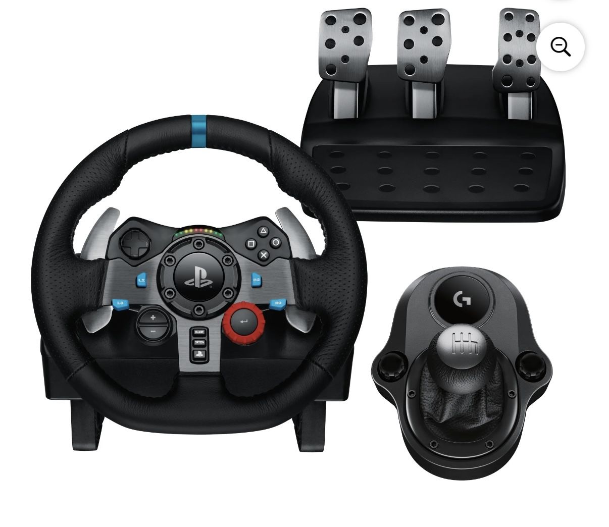 Logitech G29 y VEVOR Soporte de Volante de Simulador de Carreras para G27 G29 PS5 PS4 G920 T30ORS