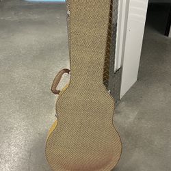 Tweed Les Paul Locking Case With key 