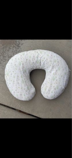 Baby Nursing Pillow with Bunny Print Cover