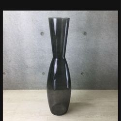 One New Tall Modern Handmade Glass Floor Vase 32.25”