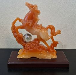 6" CHINESE-STYLE FENG SHUI HORSE SCULPTURE