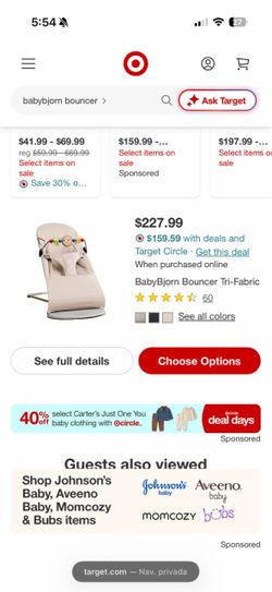 BabyBjorn - Bouncer *** DEAL $125 ***