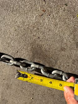 Heavy Duty Galvanized Steel Chain 18feet long