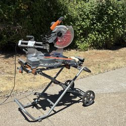 Rigid Miter Saw And Stand $250