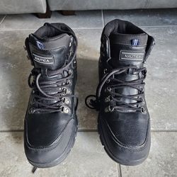 Nautica  mens black boots size 12. Worn once