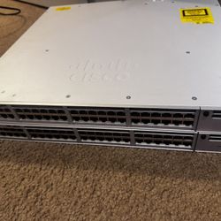 Cisco Catalyst 9300-48P PoE Switch, Dual Power Supplies 