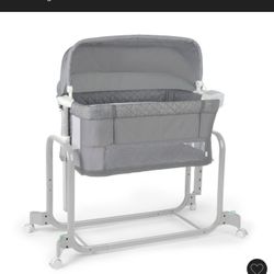 Ingenuity Dream Hero 3-in-1 Bedside Sleeper Bassinet – Lights, Music & Vibration