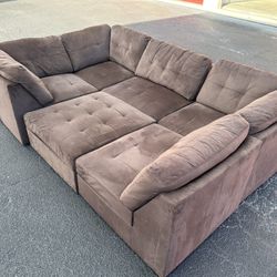 Comfy Nice Sectional Couch With Ottoman 🔥🔥