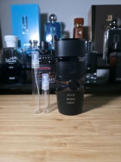 Lattafa Asad Elixir Samples