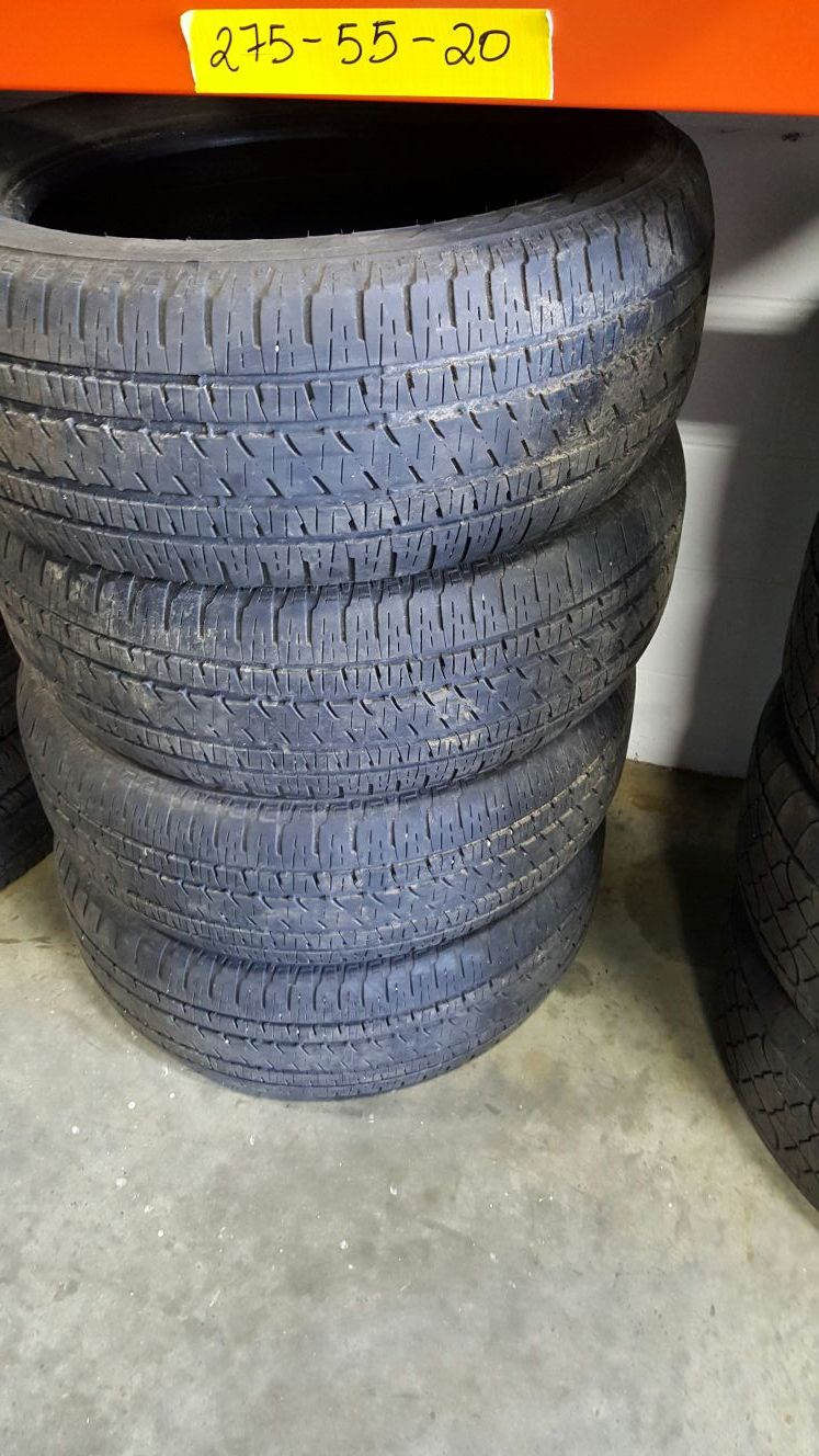 275/55/20 All Used Tires on Sale
