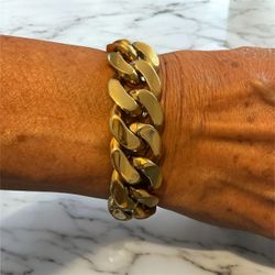 Cuban Link Bracelet 14k 20MM 7.5IN