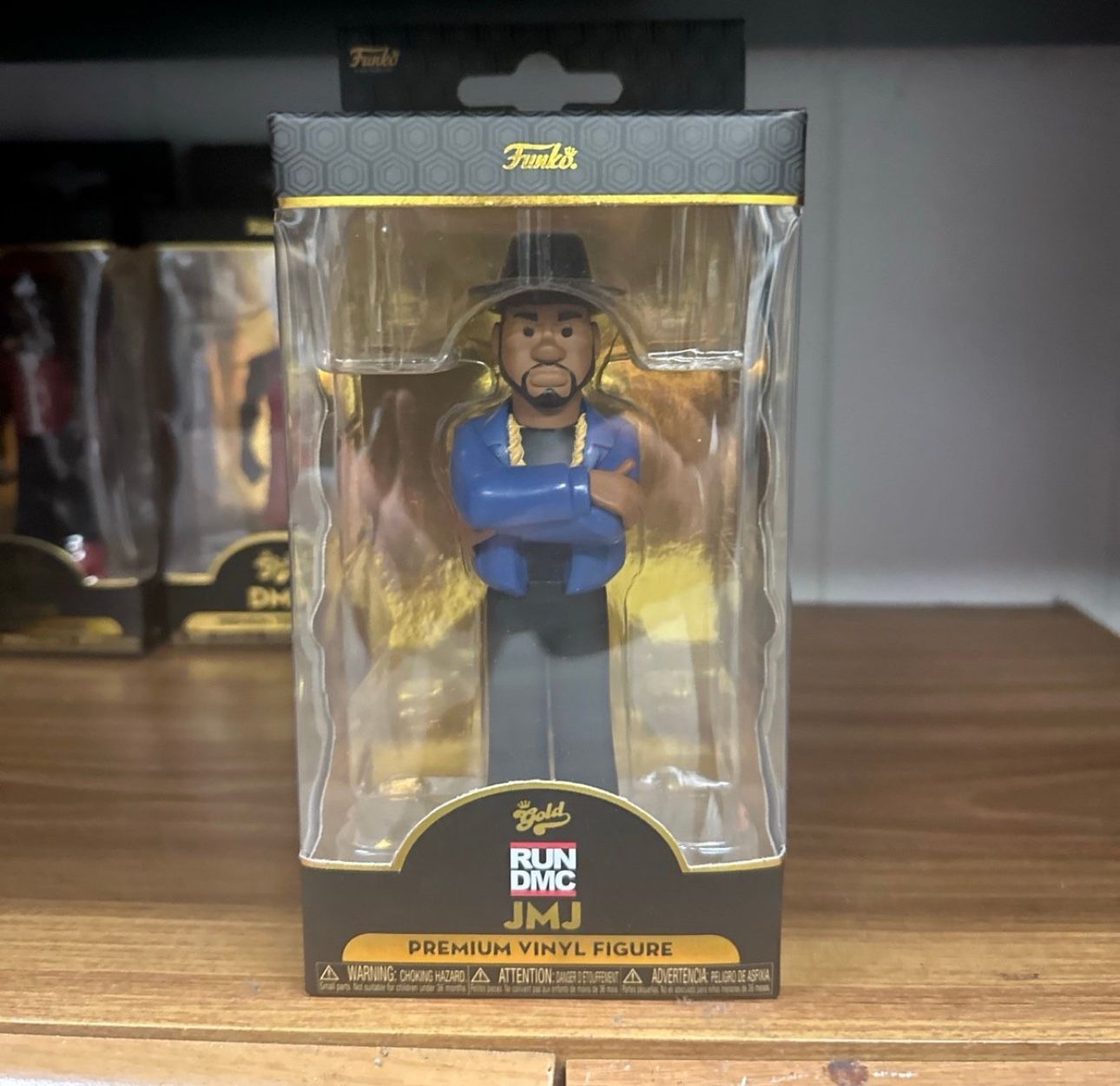 Run DMC JMJ Jam Master Jay funko gold vinyl collectible