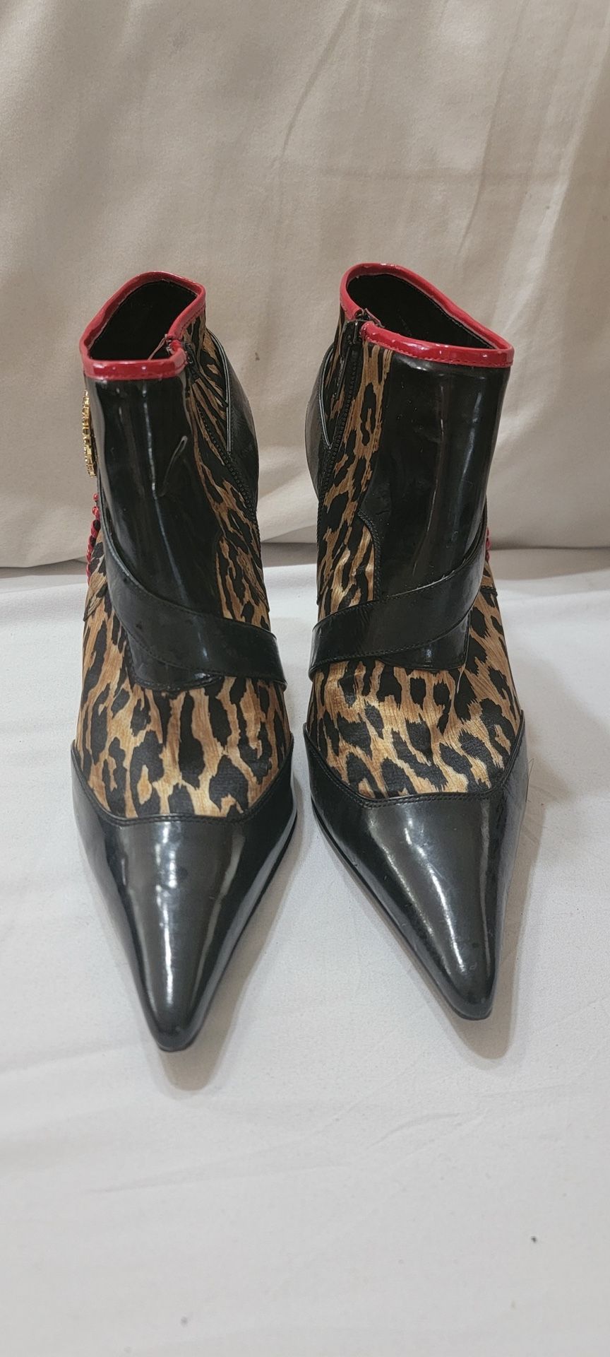 Womens Baby Phat heeled boots size 8