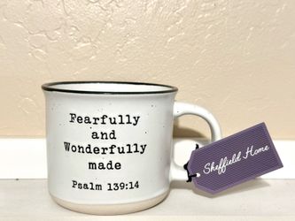 Sheffield Home “Fearfully and Wonderfully made. Psalm 139:14” 16 oz Mug