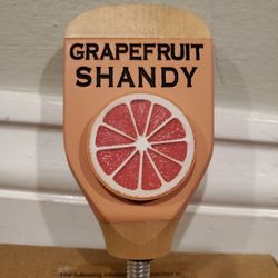 LEINENKUGEL'S GRAPEFRUIT SHANDY 3.5" TAP handle TOPPER 