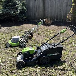 Greenworks 20” 21” Lawnmowers