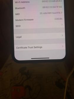 iPhone X silver 256gb att carrier