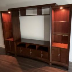 Real wood Entertainment center