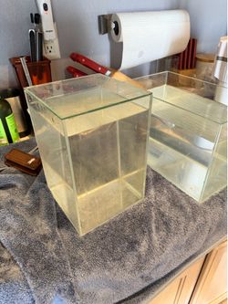 Ultum Nature Rimless Nano Aquarium Tanks (2) 1.6 & 2.9 gallons