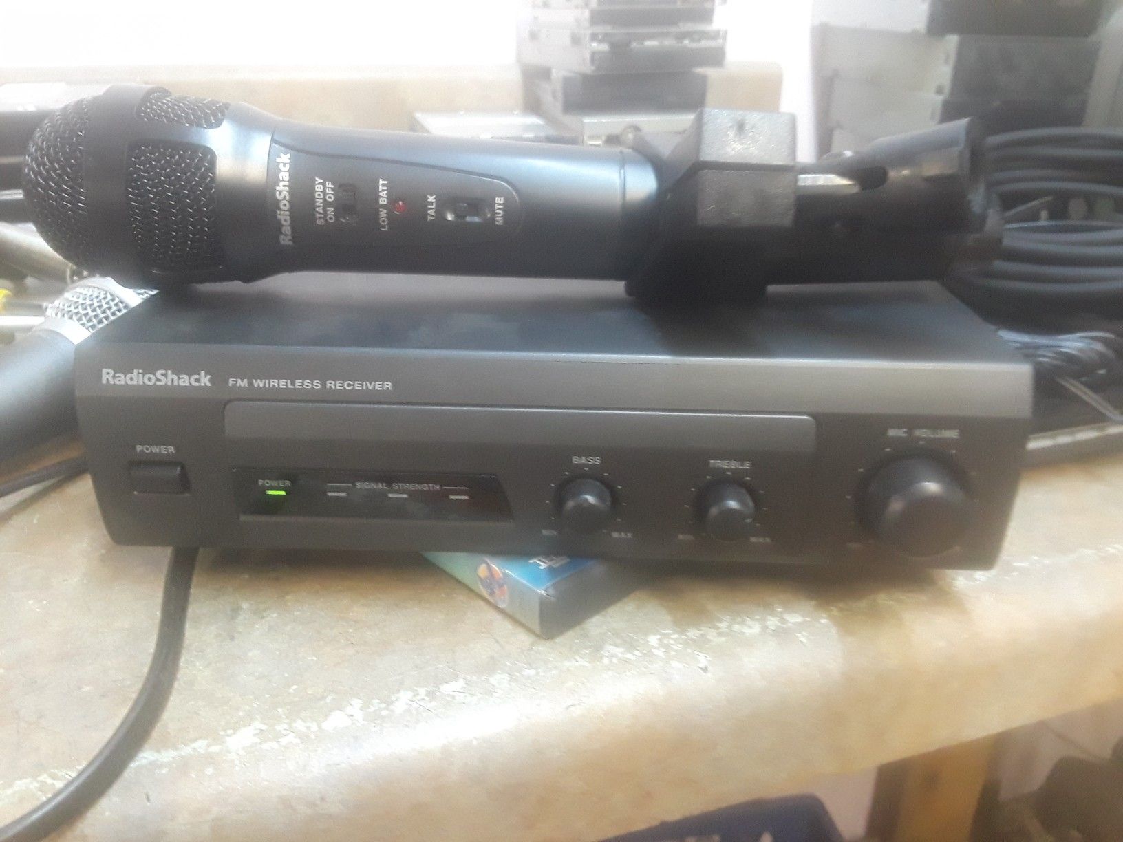 Radio Shack wireless microphone system