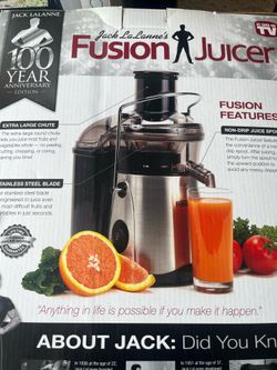Jack lalanne fusion juicer