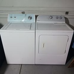 Admiral Washer By Whirlpool Corporation And Gas Dryer Excellent Working Condition  And Clean 