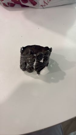 Sterling 925 Dragon Style Cuff Bracelet 