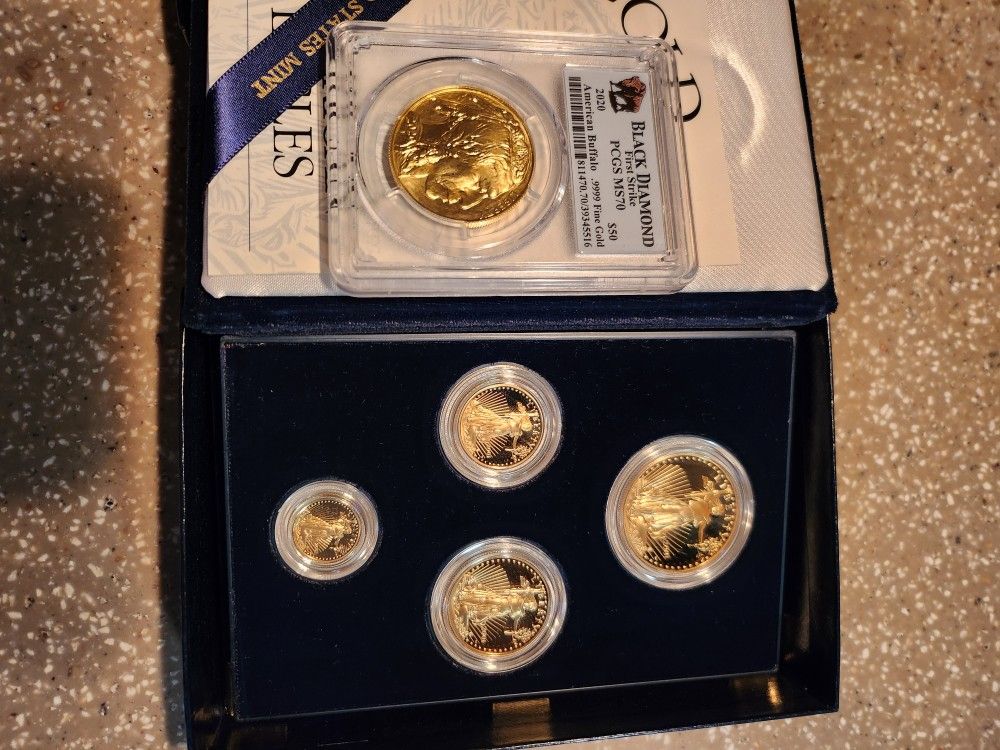 GOLD COINS PROOF AND BUFFALO π