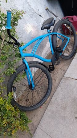 Huffy 26" Beach Cruiser Custom Paint flat Blue & Black Good Working Conditions Ready to Ride Some Upgrades Asking $80 Firm on Price