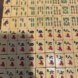 Vintage CATALIN MAH JONG SET 168 tiles
