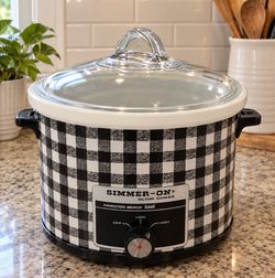 Crock pot electric slow  cooker