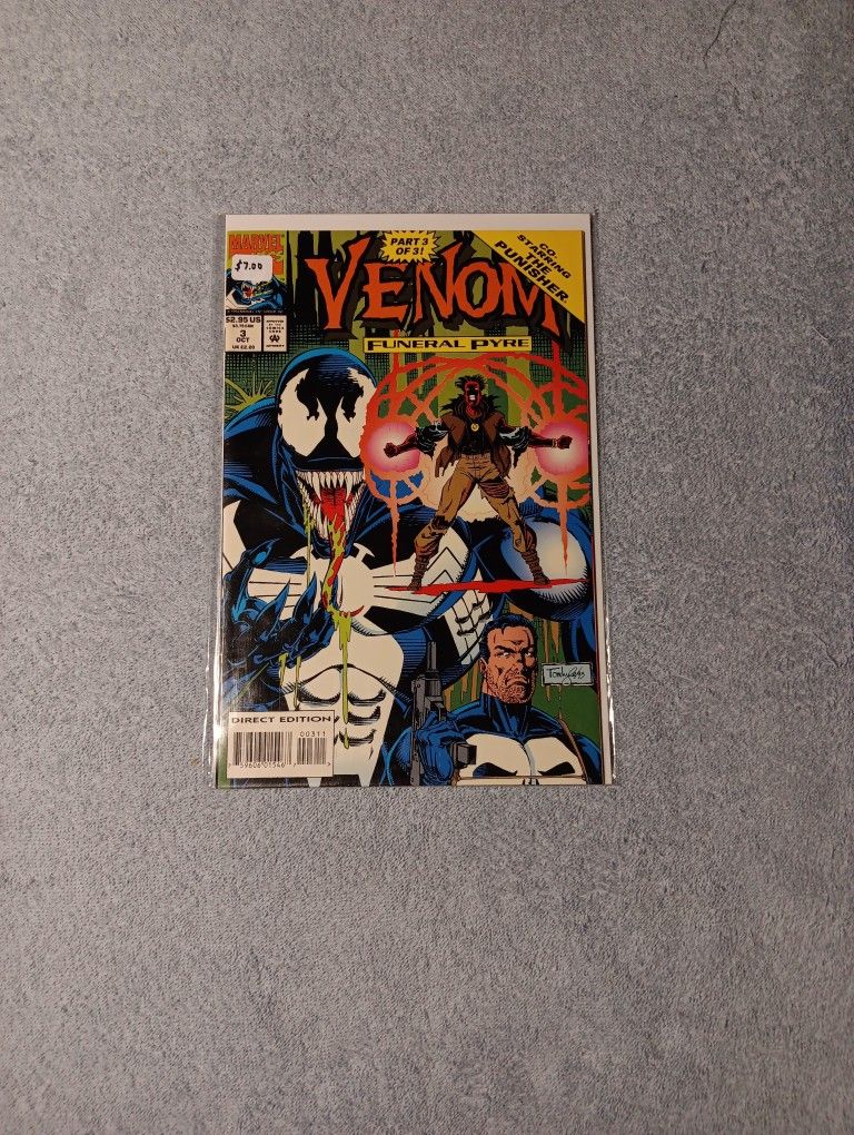 Comic Of Venom Funeral Pyre