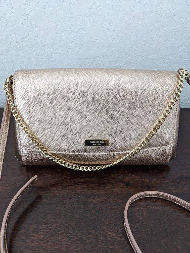 Kate Spade Rose Gold Crossbody Bag