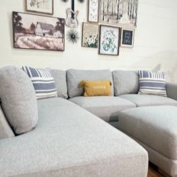 Drayden 3pc L Shape Sectional Sofa | Free Delivery