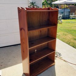 Vintage Wood Bookshelf 