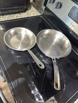 Stainless steel pans x2