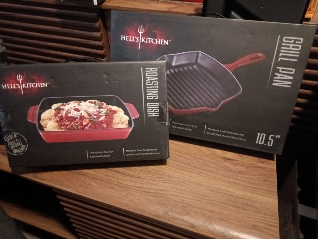 Cast Iron Dish And Pan