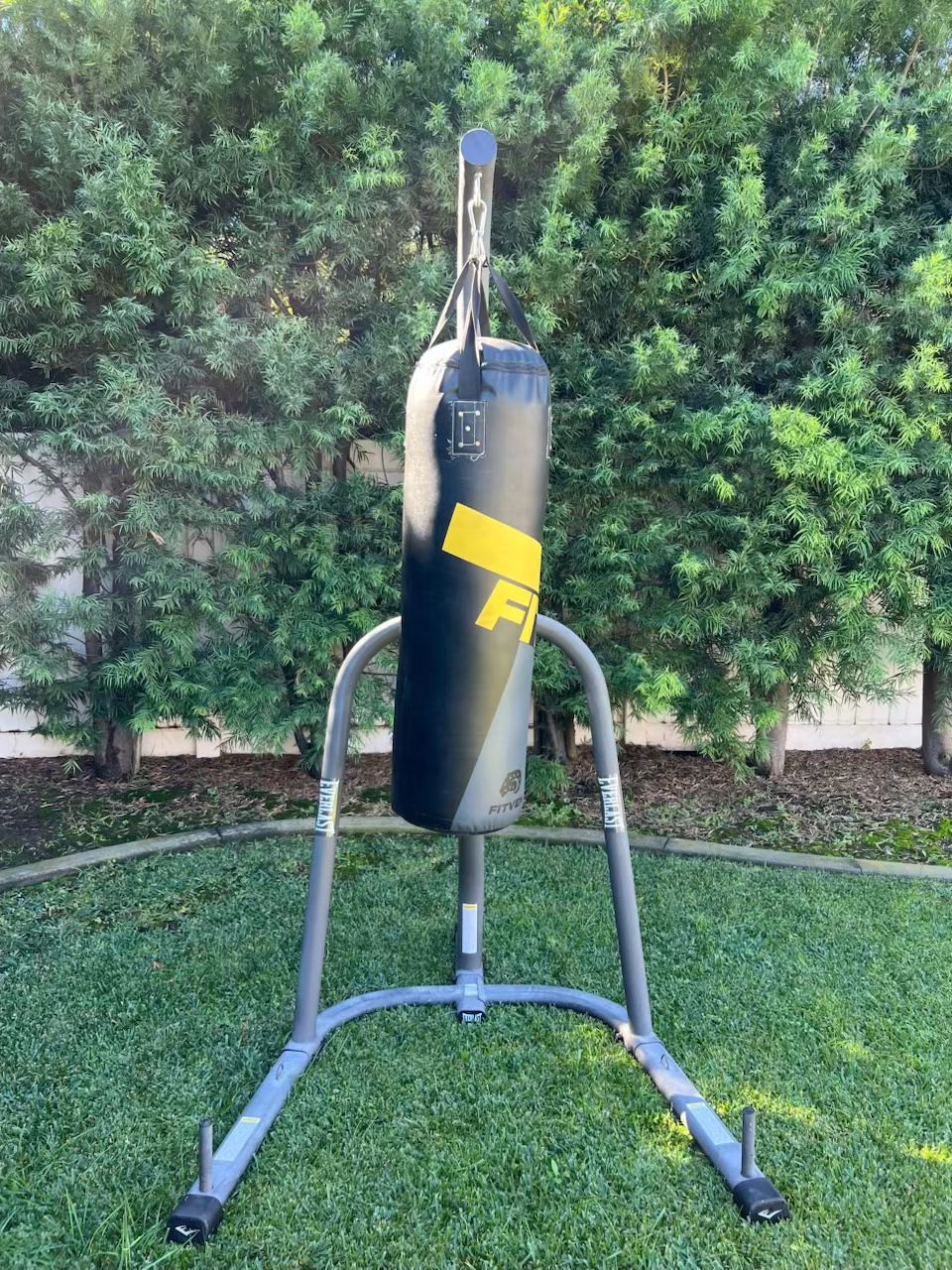 2 Punching Bags Stand Included 
