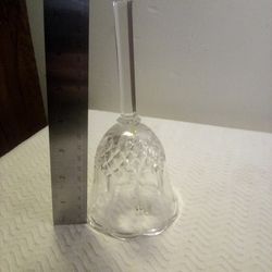 Crystal Bell Approximately 8 In Tall