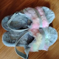 Koolaburra By UGG Pastel Teddy Slippers Size 7