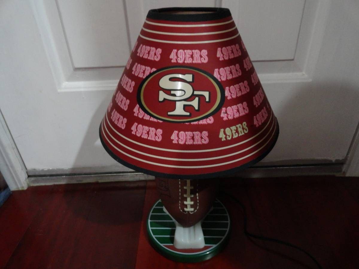 1998 NFL San Francisco SF 49ers Football Portable Lamp 

